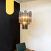 Fantastic Smoked Murano Glass Tube Chandelier-DWHOME