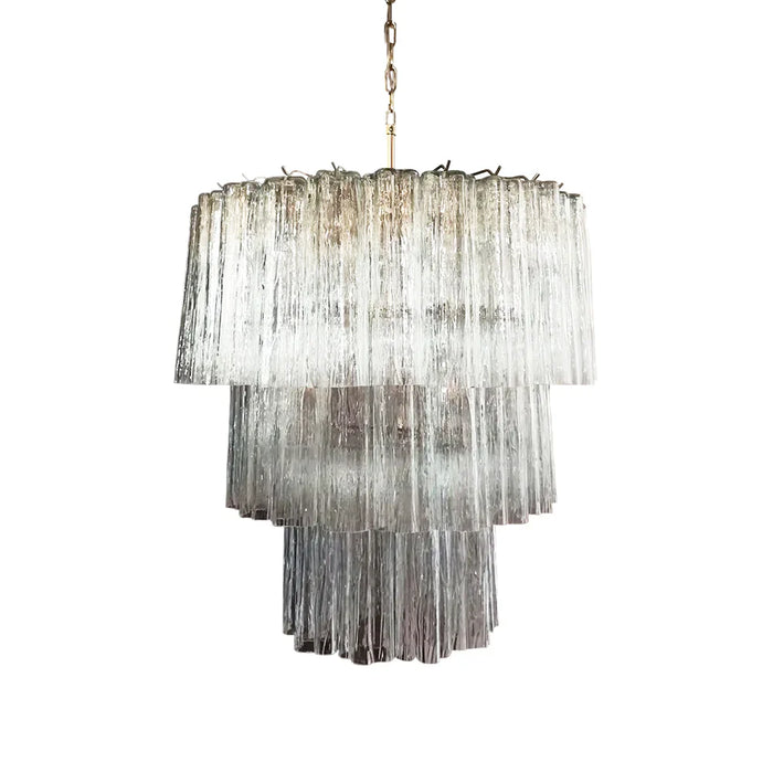 Murano Transparent Glass Tube Chandelier-DWHOME