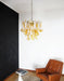 Vintage Caramels Glass Murano Petals Chandelier-DWHOME