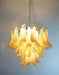 Vintage Caramels Glass Murano Petals Chandelier-DWHOME