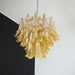 Vintage Caramels Glass Murano Petals Chandelier-DWHOME