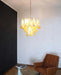 Vintage Caramels Glass Murano Petals Chandelier-DWHOME