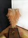 Murano Amber Felch Spiral Chandelier-DWHOME