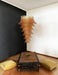 Murano Amber Felch Spiral Chandelier-DWHOME