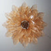 Murano Amber Ferns Glass Chandelier-DWHOME