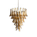 Murano Amber Glass Petals Chandelier-DWHOME