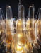 Murano Amber Glass Petals Chandelier-DWHOME
