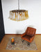 Murano Caramel Glass Petal Chandelier-DWHOME