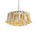 Murano Caramel Glass Petal Chandelier-DWHOME