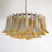 Murano Caramel Glass Petal Chandelier-DWHOME