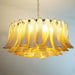Murano Caramel Glass Petal Chandelier-DWHOME
