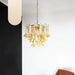 Vintage Caramels Glass Murano Petals Chandelier-DWHOME