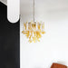 Vintage Caramels Glass Murano Petals Chandelier-DWHOME