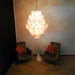 Huge Vintage Murano Pink Disks Chandelier-DWHOME