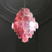 Huge Vintage Murano Pink Disks Chandelier-DWHOME