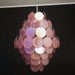Huge Vintage Murano Pink Disks Chandelier-DWHOME