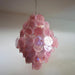 Huge Vintage Murano Pink Disks Chandelier-DWHOME
