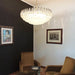 Murano Faceted Transparent Glass Chandelier-DWHOME