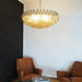Murano Faceted Smoked Glass Chandelier-DWHOME