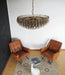 Murano Faceted Smoked Glass Chandelier-DWHOME