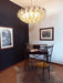 Murano Faceted Transparent Smoked Glass Chandelier-DWHOME