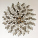 Murano Faceted Transparent Smoked Glass Chandelier-DWHOME