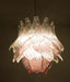 Vintage Murano Transparent Amethyst Glass Chandelier-DWHOME