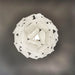 Murano Frosted Carved Glass Leaves Chandelier-DWHOME
