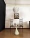 Murano Frosted Carved Glass Leaves Chandelier-DWHOME