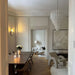Vintage Transparent Murano Glass Petals Drop Chandelier-DWHOME
