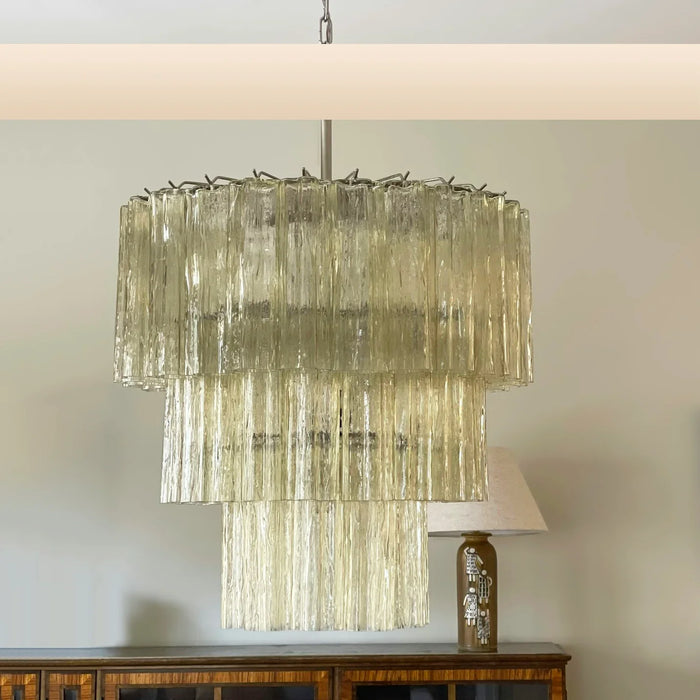 Murano Honey Glass Tube Chandelier-DWHOME