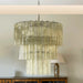 Murano Honey Glass Tube Chandelier-DWHOME