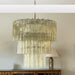 Murano Honey Glass Tube Chandelier-DWHOME