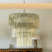 Murano Honey Glass Tube Chandelier-DWHOME