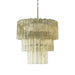 Murano Honey Glass Tube Chandelier-DWHOME