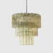 Murano Honey Glass Tube Chandelier-DWHOME