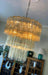 Murano Honey Glass Tube Chandelier-DWHOME