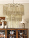 Murano Honey Glass Tube Chandelier-DWHOME