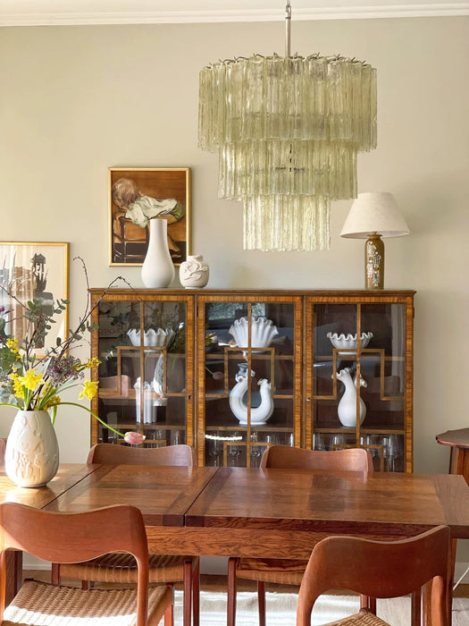 Murano Honey Glass Tube Chandelier-DWHOME