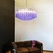Murano Large Amethyst Glass Tube Chandelier-DWHOME