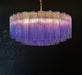 Murano Large Amethyst Glass Tube Chandelier-DWHOME