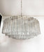 Murano Large Transparent Glass Tube Chandelier-DWHOME