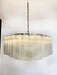 Murano Large Transparent Glass Tube Chandelier-DWHOME