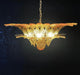 Murano Palmette Amber Chandelier-DWHOME