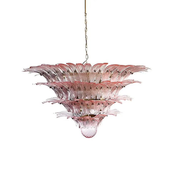 Murano Palmette Pink Chandelier-DWHOME