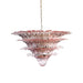 Murano Palmette Pink Chandelier-DWHOME