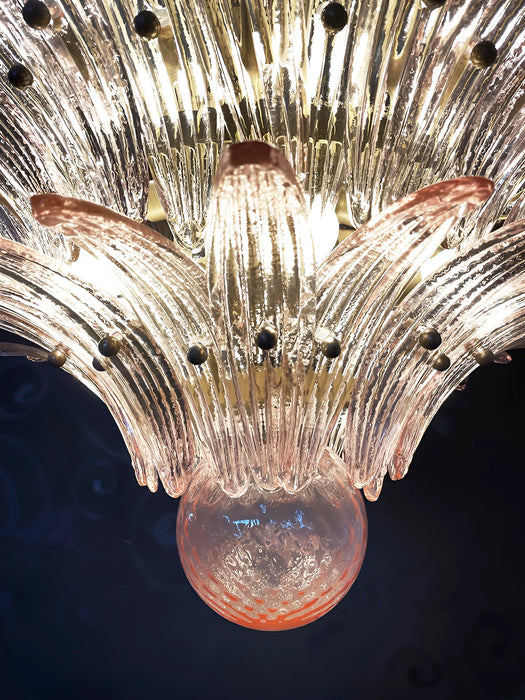 Murano Palmette Pink Chandelier-DWHOME