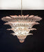 Murano Palmette Pink Chandelier-DWHOME