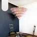 Murano Palmette Pink Chandelier-DWHOME