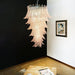 Murano Pink Felch Spiral Chandelier-DWHOME